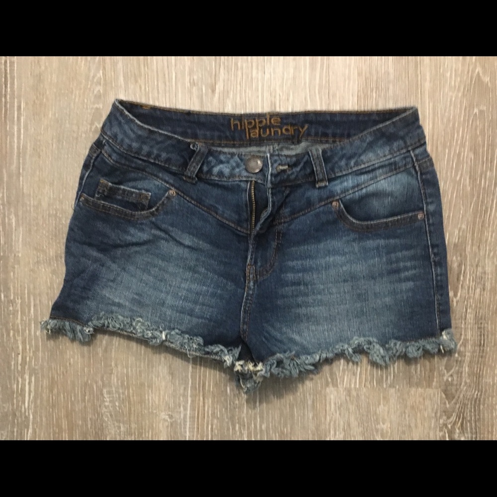 Hippie Laundry 29 blue jean short shorts